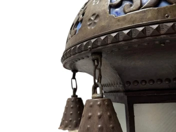 Vienna Secession Art Nouveau Chandelier Austria, 1900s